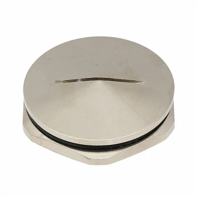 Tapón de cúpula de latón con rosca NPT